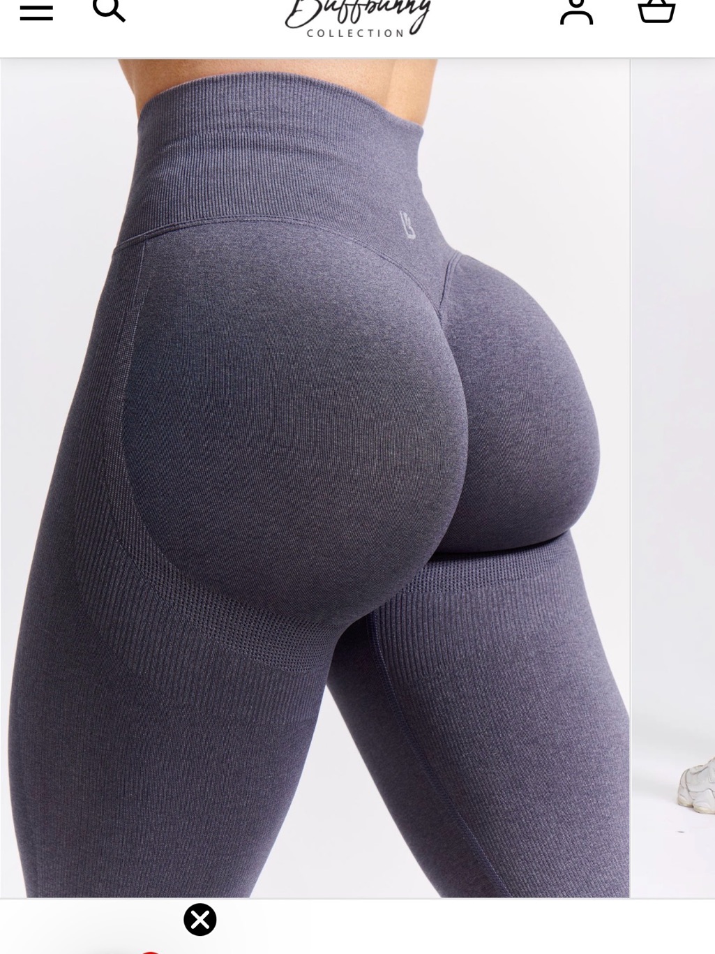 Buffbunny High-Waist Seamless Leggings - Charcoal Gray